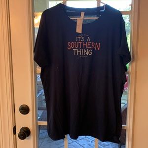 Paula Deen Store t-shirt. Navy, size XXL